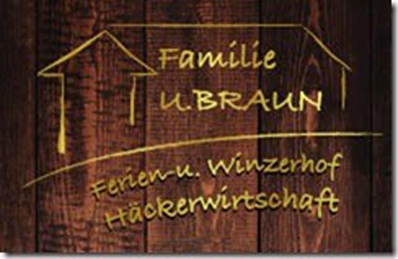 Апартаменты Ferien- Und Winzerhof Ute Braun Нордхайм Экстерьер фото